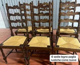 Sedie rustiche