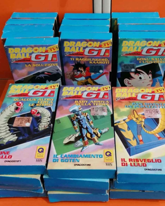 27 videocassette Dragonball vhs cartoni animati