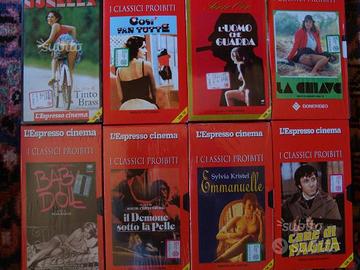 8 VHS Eros d'autore-Serie Monella