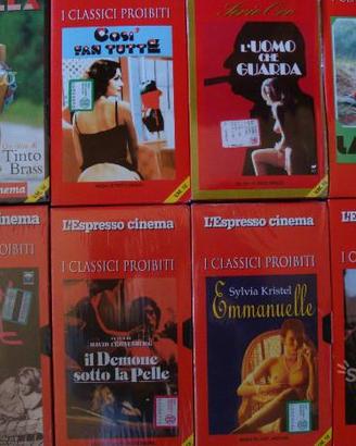 8 VHS Eros d'autore-Serie Monella