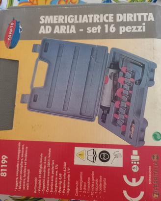 Smerigliatrice diritta ad aria