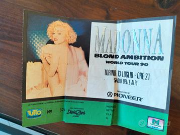 Titolo ingresso concerto "Blond Ambition" Madonna