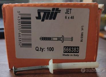 Tasselli Spit Jet 6x45. Conf. da 100