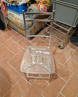 Set sedie cucina in legno con seduta in paglia – s