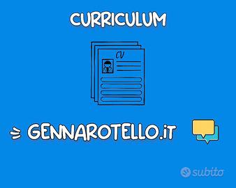 Elaborazione Curriculum Vitae