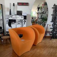 Una poltrona di Moroso modello Victoria