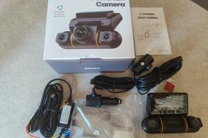 Dash Cam Auto 4 Canali 360° 1080P wifi 128 GB New