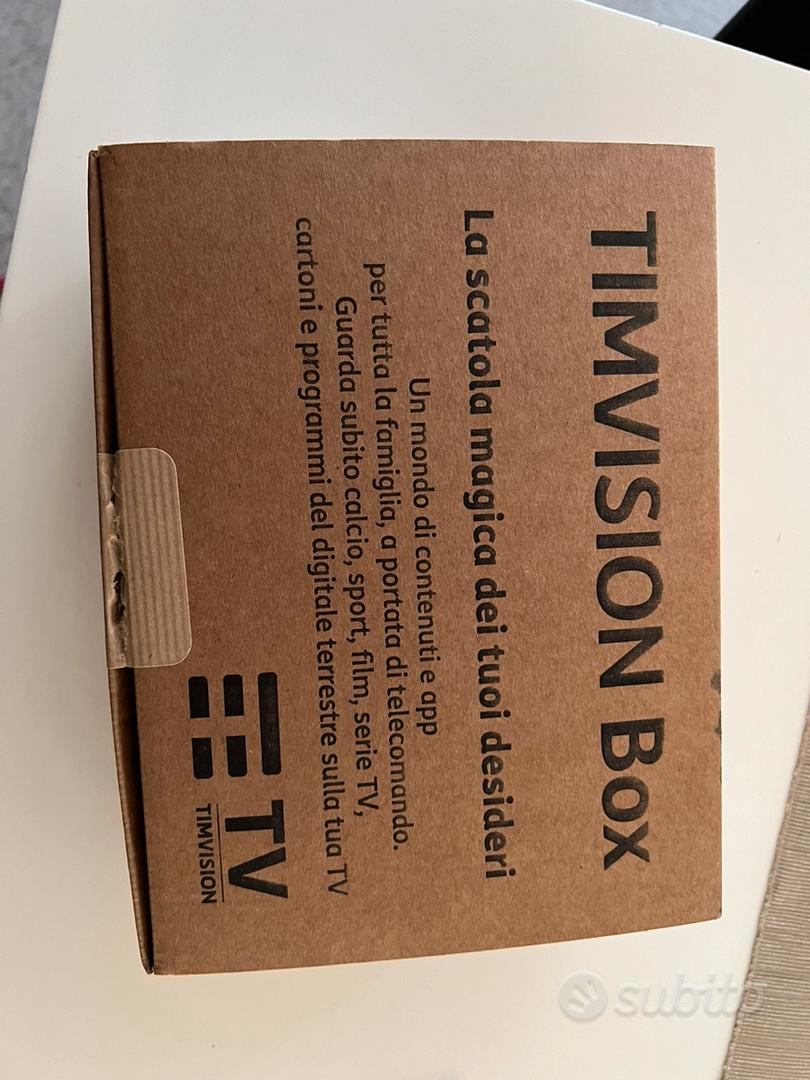 Decoder TIMVISION Box: la TV di casa in alta qualità