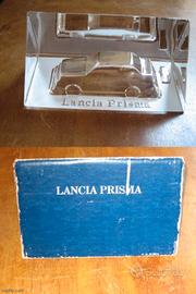 Lancia Prisma – press papier cristallo Murano 1982