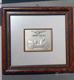 moto Guzzi galletto quadro argento 