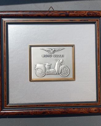moto Guzzi galletto quadro argento