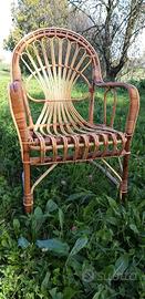 sedia in Rattan 