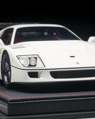 Ferrari F40 LM 1:18 – BBR Models (Bianco Avus