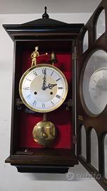 Orologio a pendolo Melux anni '60 con battitore