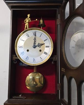 Orologio a pendolo Melux anni '60 con battitore