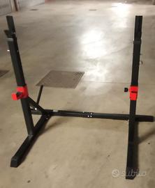 rack Porta bilanciere regolabile 