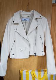 giacca biker in ecopelle - Bershka