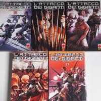 5 vol. del attacco dei giganti 26, 27, 28, 31, 32