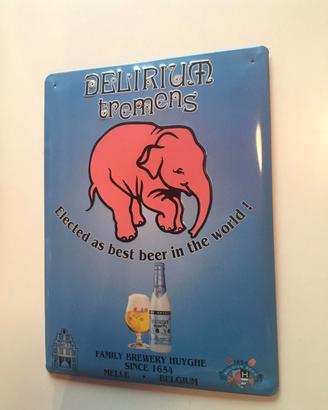 TARGA BIRRIFICIO DELIRIUM TREMENS