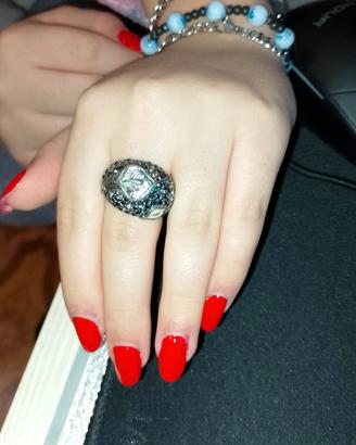 Anello da Donna con fiore in centro 