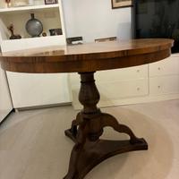 Tavolo anni 30 in radica e massello