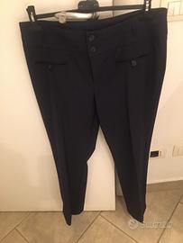 Pantaloni donna a sigaretta blu taglia (46