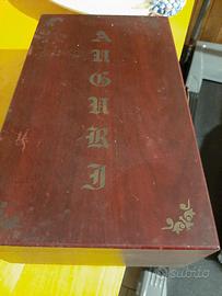 Scatola in legno porta bottiglie