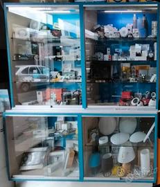 vetrine espositori in vetro 