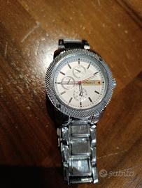 Orologio Curren Chronograph Style - Bianco e Argen