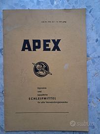 Brochure Depliant APEX - Abrasivi