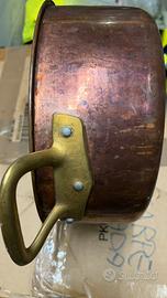 Pentola rame da ricondizionare