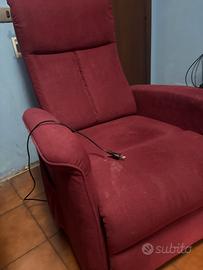 Poltrona elettrica regolabile