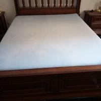 letto matrimoniale legno