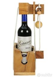 Rompicapo in legno per bottiglie