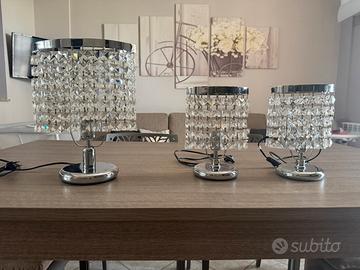 Tris Lampade camera da letto