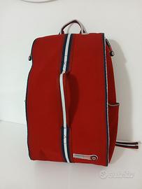 Paul Smith Zaino Borsa Sportiva Rosso Strisce Bian