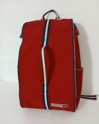 Paul Smith Zaino Borsa Sportiva Rosso Strisce Bian