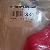 Vestito per carnevale cappuccetto rosso