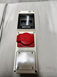 quadretto gewiss ip55 con magnetotermico abb