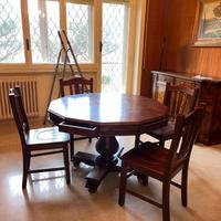 Tavolo ottagonale in radica