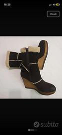 Stivaletto donna Strategie tg 40, pelle, lana int.