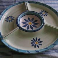 Vassoio  tondo in ceramica di Vietri