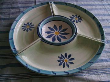 Vassoio  tondo in ceramica di Vietri