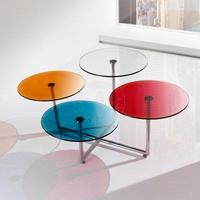 Tavolino coffe space age tomasucci vintage acciao
