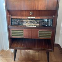 Radio Incaradio e giradischi Garrard vintage