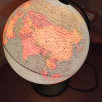 Mappamondo Luminoso Vintage.