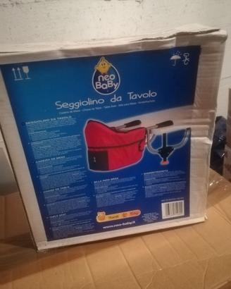 Seggiolino da tavolo neobaby nuovo