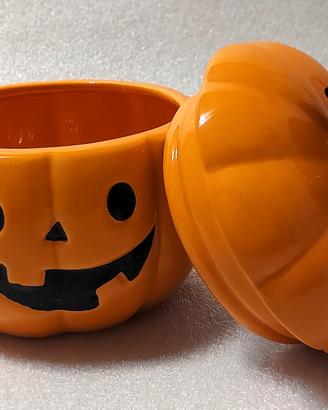 Ciotola dolcetti Zucca di Halloween in ceramica