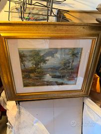 Quadro di guidoni riguardante il paesaggio