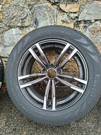 4 cerchi 18” BMW + gomme Pirelli nuove